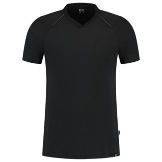 Tricorp t-shirt met v-hals - RE2050 - 102701 - zwart - maat M