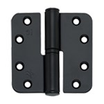BSW kogelstiftpaumelle - RD BB 807 BV - BlackVelvet - 89x89x3 mm - draairichting  2 - zwart