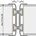 Alprokon Ferno Tec uitvoering 411 - pendelprofiel brandwerend 2400mm - deurdikte 54mm