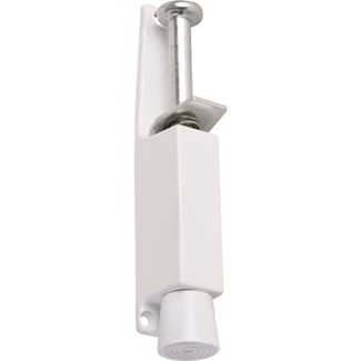 DX deurvastzetter met voetstift - standaard - uitslag 50 mm - wit gelakt