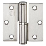 BSW kogelstiftpaumelle RVS - 75x75x3 mm - BB 807 STD - draairichting 1