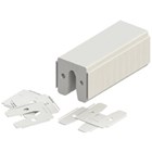 Gebr. Bodegraven uitvulplaatje transparant - 1mm - 50x50mm - kunststof