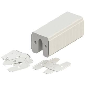 Gebr. Bodegraven uitvulplaatje transparant - 1mm - 50x50mm - kunststof