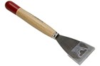 ANZA afsteekmes - 7 cm - houten steel met rode punt