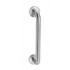 Intersteel deurgreep met rond rozet - 345 mm - Ø 19 mm - RVS geborsteld