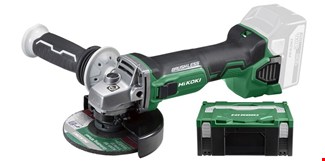 HiKOKI G18DBBLW2Z  haakse accu slijpmachine 18V  ∅125mm - Exclusief accu en lader - in HSC II koffer