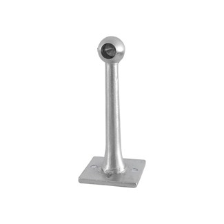 Dauby lange steun - Pure Plus Square - mat wit brons - vierkant - links
