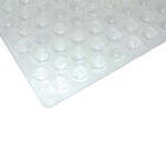 Deurbuffers transparant [100x] -  Ø 10x3mm - zelfklevend