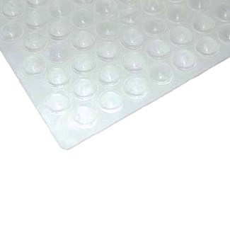 Deurbuffers transparant [100x] -  Ø 10x3mm - zelfklevend