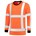 Tricorp 103002 T-Shirt RWS Birdseye lange mouw - Fluor Oranje - maat M