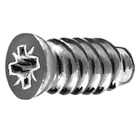 Euro schroef 6,3 x 15mm PK Pozidrive vernikkeld