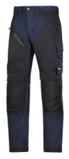 Snickers Workwear 6303 Ruffwork werkbroek - donkerblauw/zwart - maat 54