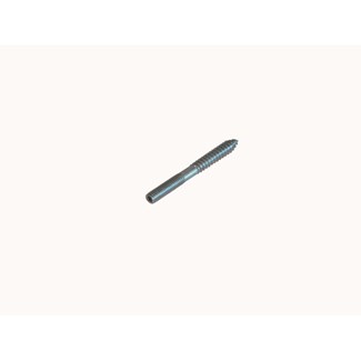 Gebr. Bodegraven stokeind zonder sleutelvlak - M6 - 40xØ5,20mm - verzinkt