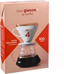 G'woon 149295 Koffiefilterzakjes bruin - 100 stuks