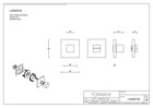 SQUARE LSQWC50 toiletgarnituur inclusief 5/6/7/8mm stift gepolijst roestvast staal