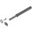blum Set TIP-ON "lange versie" met diepteverstelling incl. kleefplaat, schroefplaat en schroef Kleur: R7036 platinagrijs