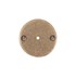 Dauby meubelrozet - Pure 50R - ruw brons - 50 mm