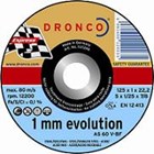 Dronco doorslijpschijf - 115 x 1 x 22 mm - staal AS60V Evolution