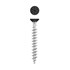 Dynaplus beslagschroef [200x] - VZ - zwarte platkop-8mm - TX-20 - 4.5x40mm