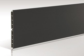 Volpato lengte pvc-plint 100x4000mm mat-zwart (V)