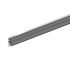 Ellen inbouw tochtprofiel - AIB 4N - 2300 mm - voorgeboord - aluminium