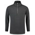 Tricorp sweater ritskraag - Casual - 301010 - antraciet melange - maat 3XL