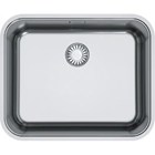 Franke Smart SRX 210-50 T design spoelbak met 3 1/2" Turbo [integraal] afvoerplug