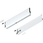 Blum ladezijkant set R+L voor TANDEMBOX Antaro  Hoogte K, incl. afdekkappen  NL: 550 mm  Kleur: Zijdewit
