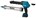 Makita CG100DSAX accu lijm en kitspuit 12V Max - 1x2.0 Ah accu en lader met 2 patroonhouders in koffer