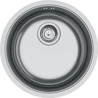 Franke ROX 210.38 Rondo ronde RVS spoelbak met 3 1/2" standaard afvoer