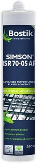 Bostik polymeer lijmkit - ISR 70-05 AP - verlijming & afdichting - wit - 290 ml