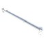 SecuBar Single barrièrestang - wit - 100-180 cm - 2010.356.015