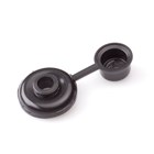 sluitschelp (7 mm)   kunststof    zwart [100st]