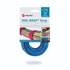 Velcro kabelbinder - One-wrap strap - klittenband - 2 x 20 mm - blauw - 25 st - 55804503