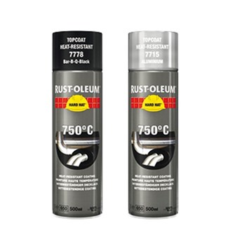 Rust-Oleum deklaag - hittebestendig