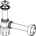 Vliego plugbeker sifon - 5/4" - muurbuis - wit - 103927