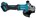 Makita haakse accu slijpmachine - GA038GZ04 - 40V Max - 230mm - excl. accu en lader - met veiligheidsschakelaar - in doos