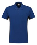 Tricorp Workwear 202002 Bi-color unisex poloshirt Koningsblauw Marine 3XL