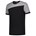 Tricorp 102006 T-shirt bicolor Naden - zwart/grijs - maat M