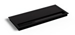 Kabeldoorvoer Exit zwart 100x240x13.5mm + deksel
