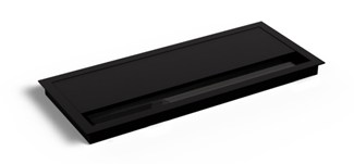 Kabeldoorvoer Exit zwart 100x240x13.5mm + deksel