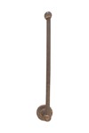 Dauby toiletrolhouder enkel - Pure Plus - ruw brons - 350 mm - rechts