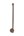 Dauby toiletrolhouder enkel - Pure Plus - ruw brons - 350 mm - rechts