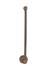 Dauby toiletrolhouder enkel - Pure Plus - ruw brons - 350 mm - rechts