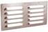 Nedco groot schoepenrooster alu. 500 x 250 mm hoog