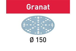 Festool 150mm schuurschijven(100x) - Granat - korrel 120 - 575164