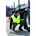 Opsial veiligheidsvest - 2 strepen - high visibility - geel - maat XL