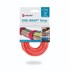 Velcro kabelbinder - One-wrap strap - klittenband - 2 x 20 mm - rood - 25 st - 55804505