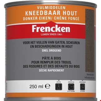 Frencken kneedbaar hout - CL - 250 ml - donker eiken