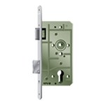 KFV dag- en nachtslot - doornmaat 60 mm - PC72 mm - 65-PZW draairichting 2 =DIN Rs